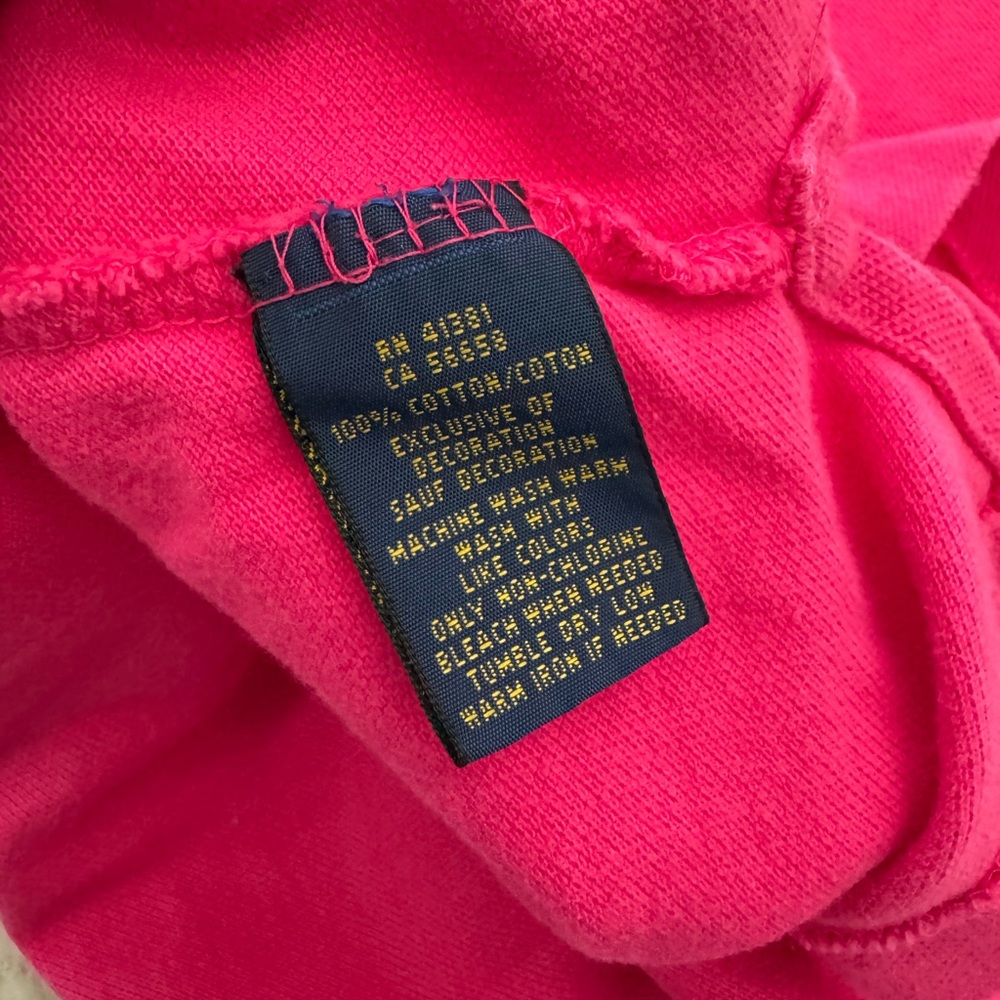 RALPH LAUREN Hot Pink Polo Shirt Classic Fit Size M - Picture 7 of 7